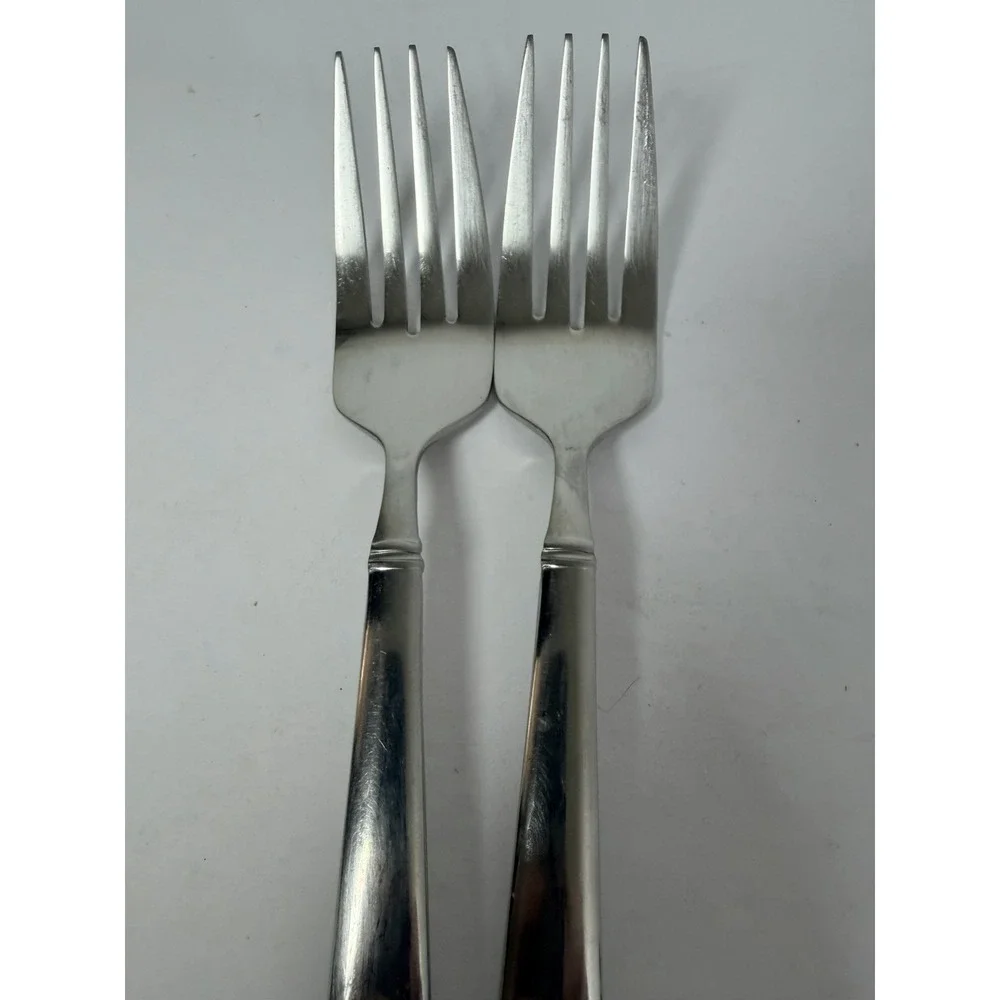 Reed & Barton Perspective Stainless Flatware Salad Fork Set Of 2 Replacements #3